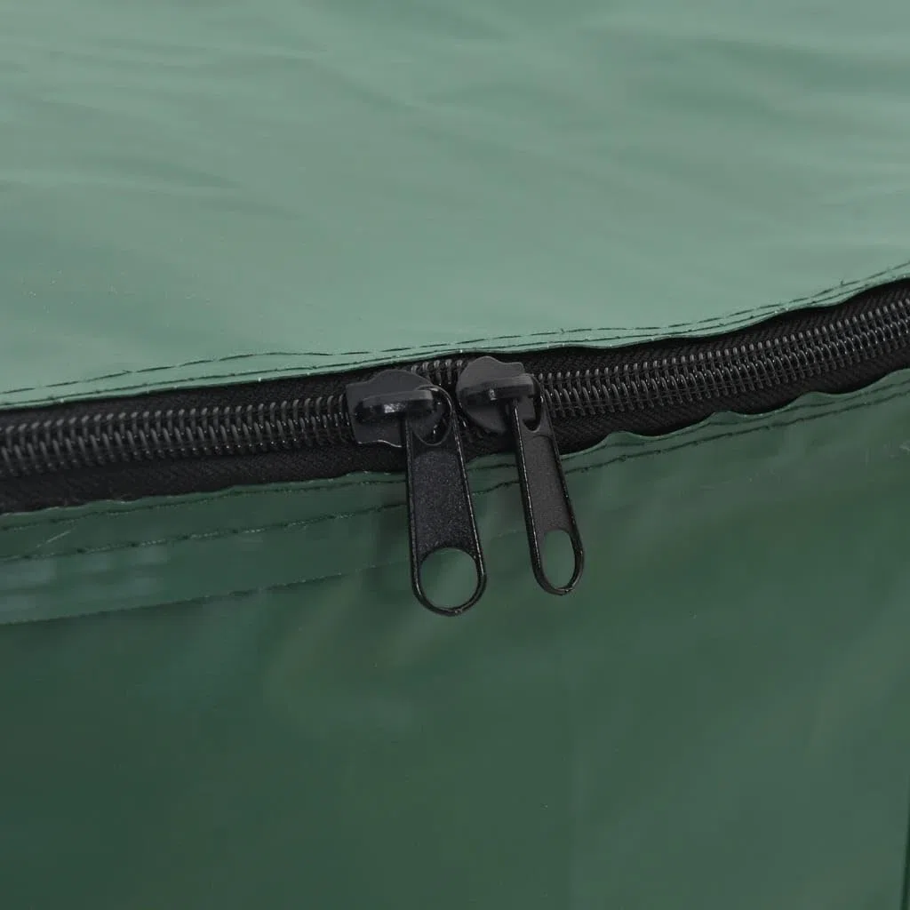 Serbatoio dell'acqua piovana, 250 l, pieghevole, in PVC, verde, con tubo da giardino e rubinetto, per irrigazione e irrigazione automatica di piante e ortaggi