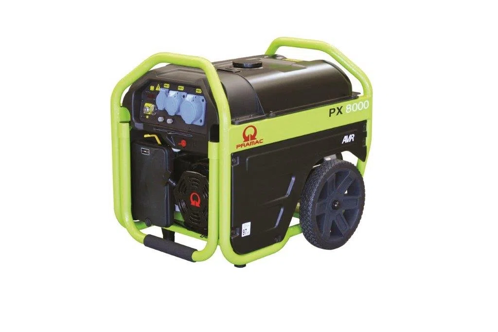 GENERATORE DI CORRENTE PRAMAC PX8000 230V GRUPPO ELETTROGENO PORTATILE CON RUOTE