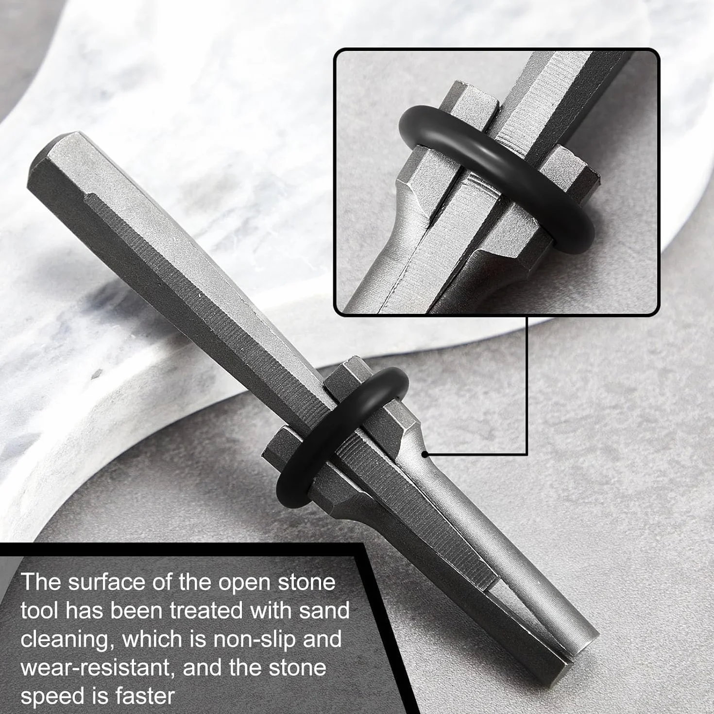 Cunei Pietre, 10 Pezzi Cuneo Di Pietra Cunei Di Spaccatura Di Roccia, 16mm 5/8" Cunei E Spessori Di Piuma Cuneo Da Incastro Cuneo Spaccapietre Strumento Spaccare La Pietra per Roccia, Granito, Cemento