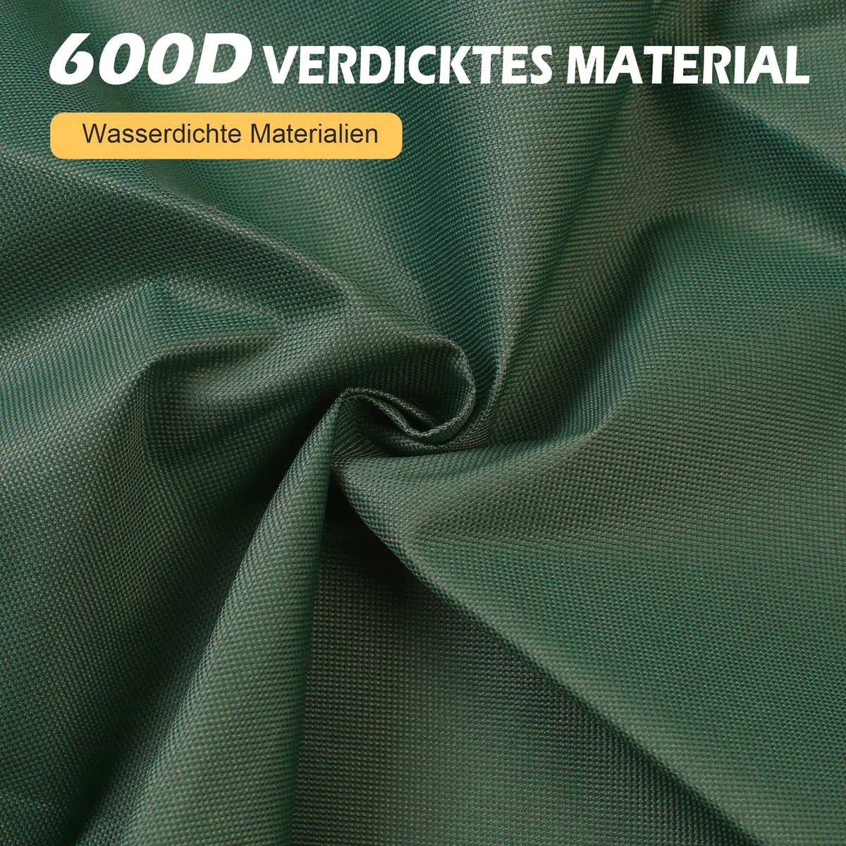 Copriseduta di ricambio per dondolo Hollywood, copriseduta impermeabile e resistente per altalena da giardino, copertura per esterni per sedia da giardino, 2 e 3 posti (verde, 148 x 50 x 50 cm