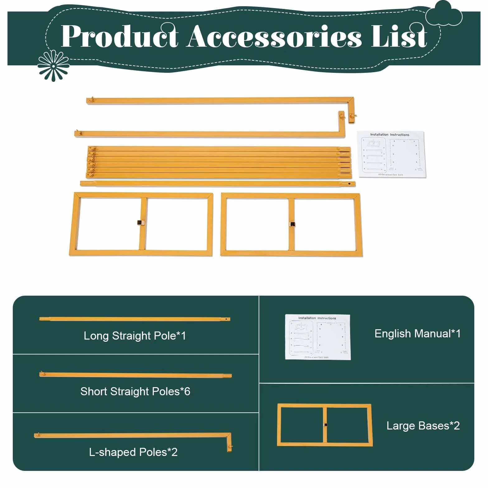 3 x 3 m arco di nozze quadrato cornice floreale supporto sfondo con bottone a farfalla oro metallo arco d'uva matrimonio con base per matrimoni, feste di compleanno, banchetti di laurea