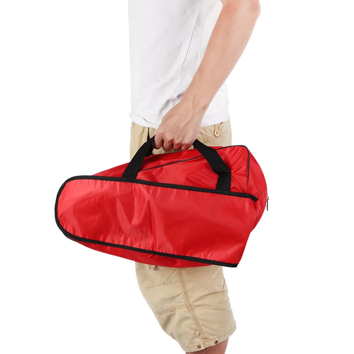 Borsa portatile in tessuto di bue per motosega da 30,5 cm, 35,6 cm, 40,6 cm, borsa da trasporto rigida per 14 batterie Milwaukee da 30,5 cm