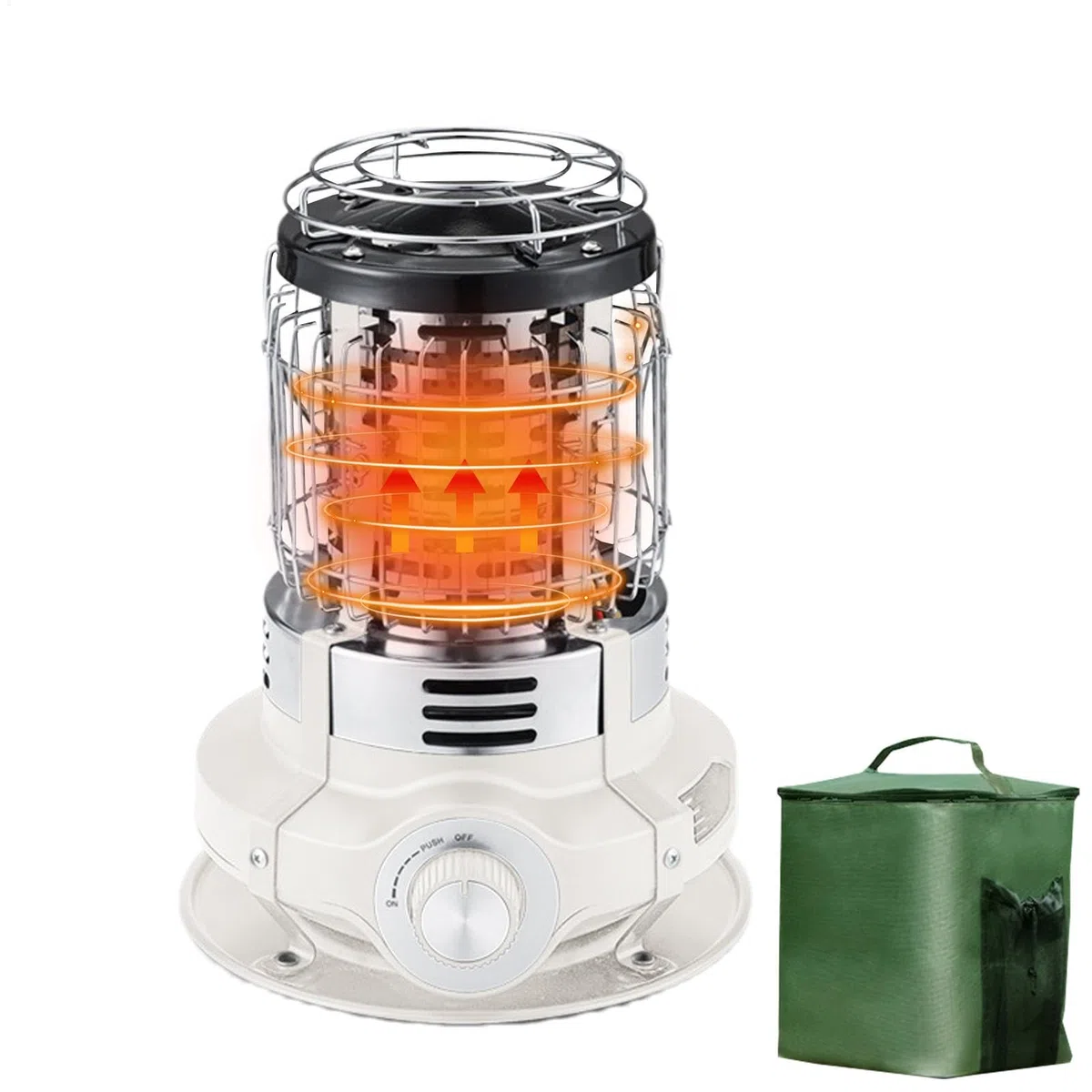 Riscaldamento esterno, riscaldamento per terrazze, riscaldamento per | garage, riscaldamento elettrico, 1500 W, riscaldamento rapido, forno portatile per serra, tenda, sala fiori