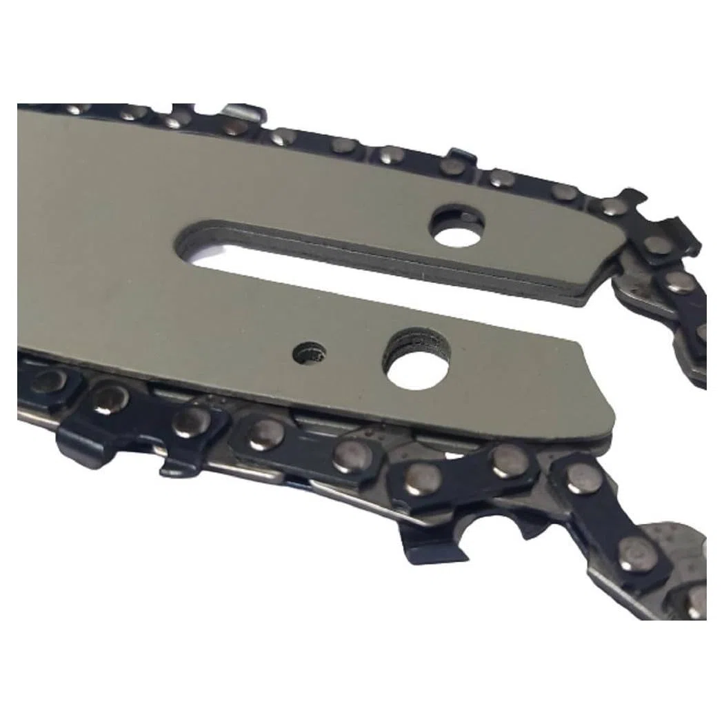 Trade Shop - Kit Barra + Catena 12" Ricambio da 12 Pollici per Mini Motosega A Batteria -