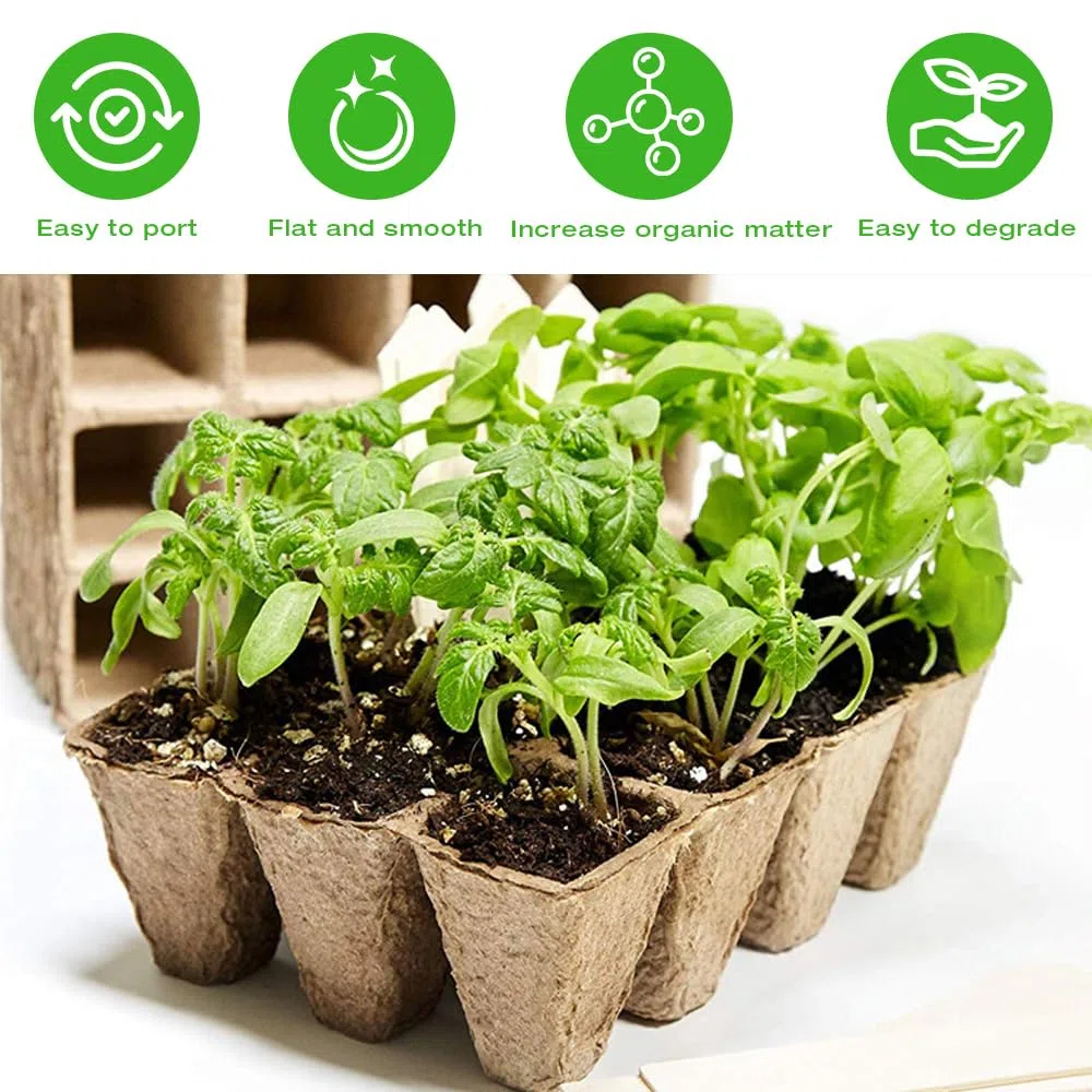 Semenzaio Germinazione, 180 Pezzi 3.5 cm Vasetti per Piantine, Vasi da Semina con Etichette per Piante e Strumento per Il Trapianto, Vasetti per Piantinesemina per Germinazione, Ortaggi, Fiori