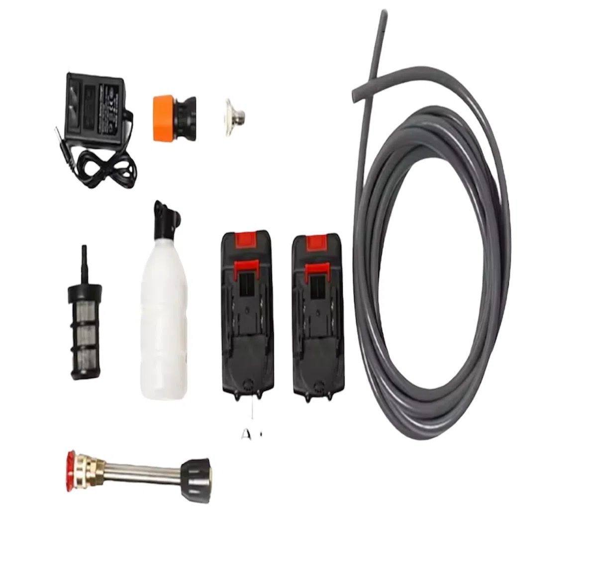Idropulitrice a batteria 8000Mah Idropulitrice portatile con 2 batterie Idropulitrice ad alta pressione a batteria per il lavaggio di auto Pulizia di pavimenti