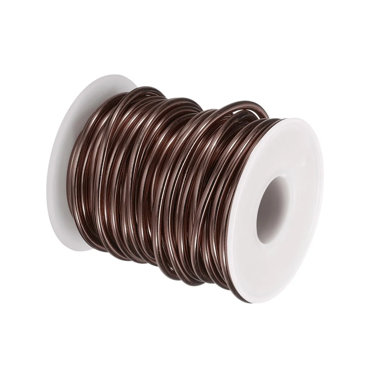 QUARKZMAN Rotolo di Filo Bonsai, Spessore 3mm, Lunghezza 33ft, Filo di Alluminio Anodizzato Flessibile per Attrezzi Bonsai, Alberi, Giardino, Orticoltura, Paesaggistica, Marrone