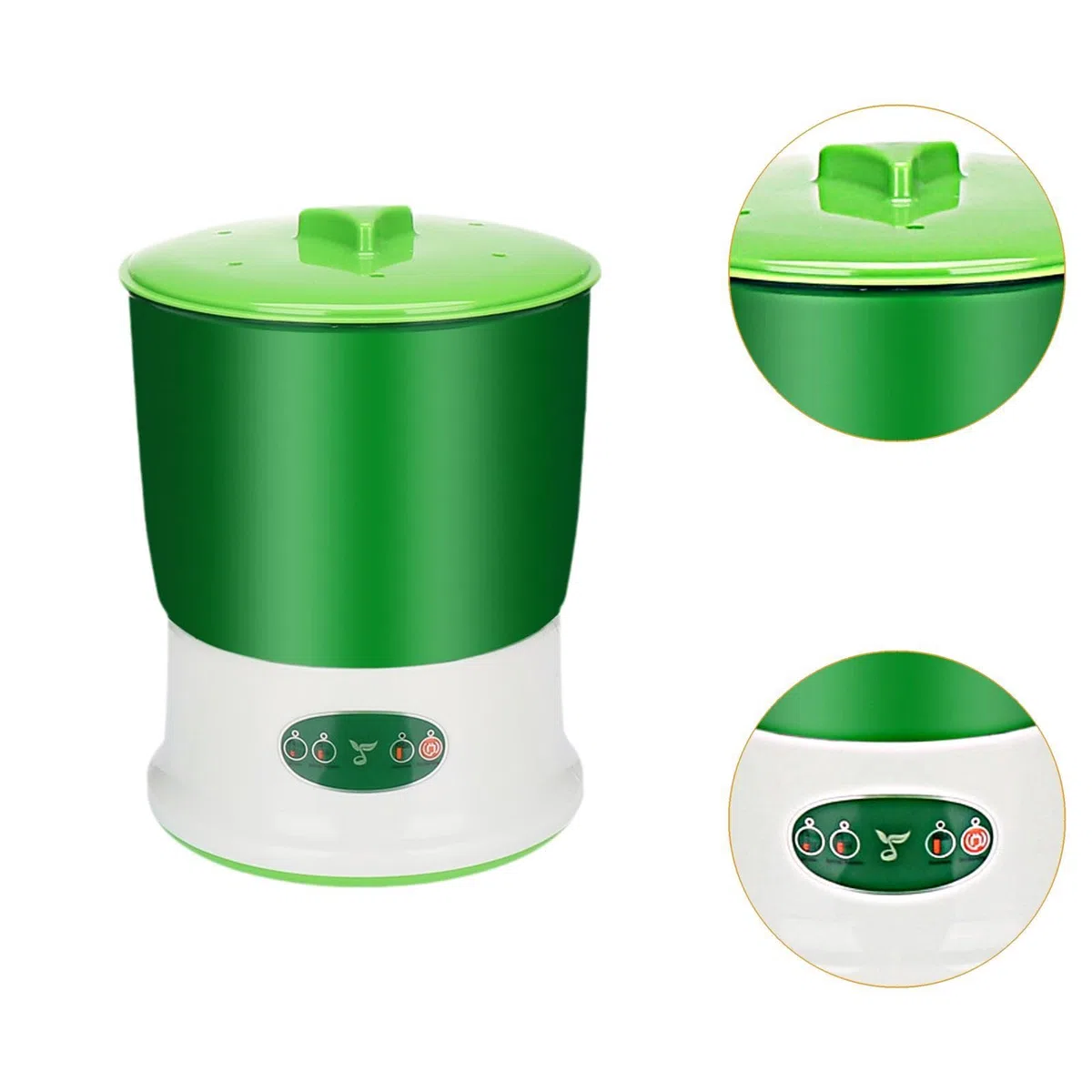 Baoblaze Germoglio per Semi a Macchina per germogli di soia Comodo, Grande capacità, Set Automatico per la Coltivazione di germogli per Uso Domestico per la