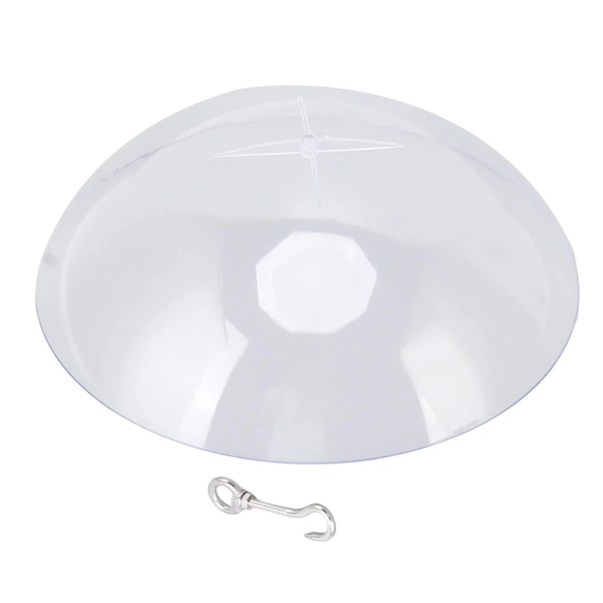 Copertura a cupola protettiva in plastica dalle intemperie, deflettori per scoiattoli Mangiatoie per uccelli Protezione antipioggia Copertura a cupola trasparente per mangiatoia