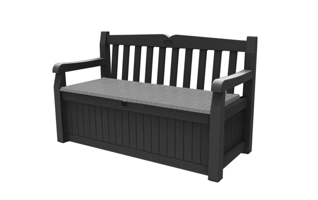 Ondis24 - Panca Da Giardino Keter 6025 E Vano Contenitore, colore: Antracite …