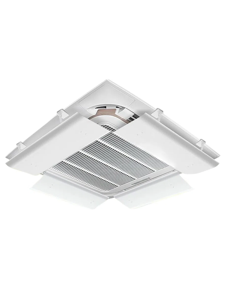 Deflettore AC da Soffitto, Alette Regolabili Anti-Corrente, Confezione da 4(53x23cm/20.9x9.1in)