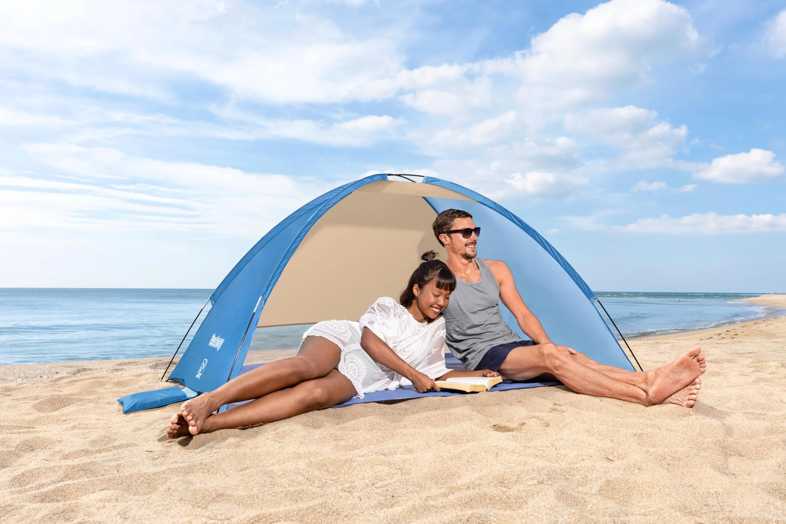 Bestway 68105-6 Tenda da spiaggia Beach Ground 2, per 2 persone