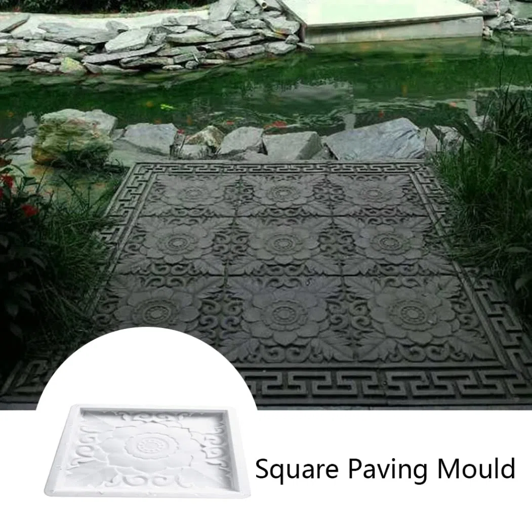 Stampi da Giardino da Giardino a pavimentazione Quadrata stampi per sentieri in Pietra a stellaggio per papelli in Cemento