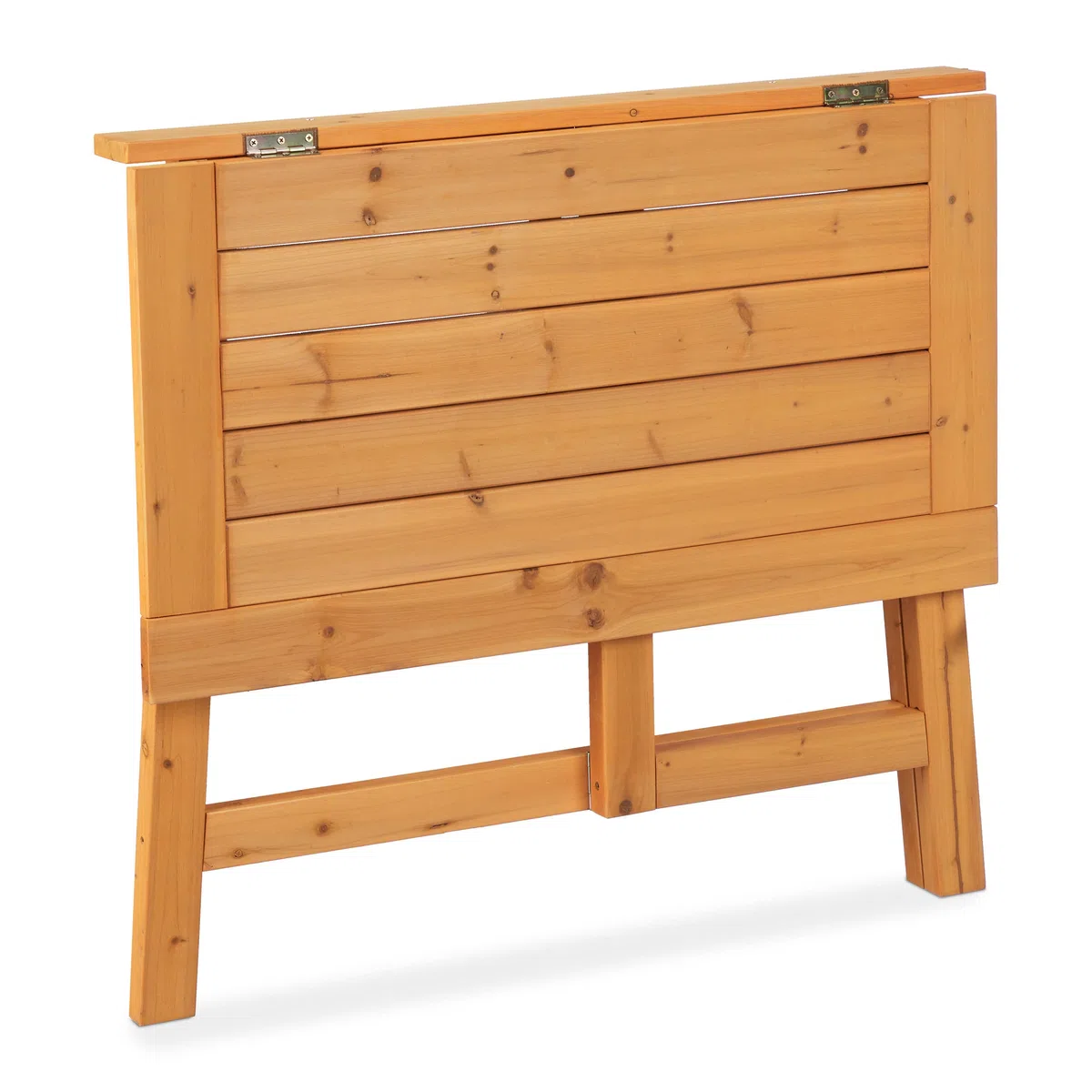Relaxdays Tavolino Pieghevole, da Parete, Balcone e Giardino, Legno di Abete, Outdoor, HxLxP: 73x80x50 cm, Naturale