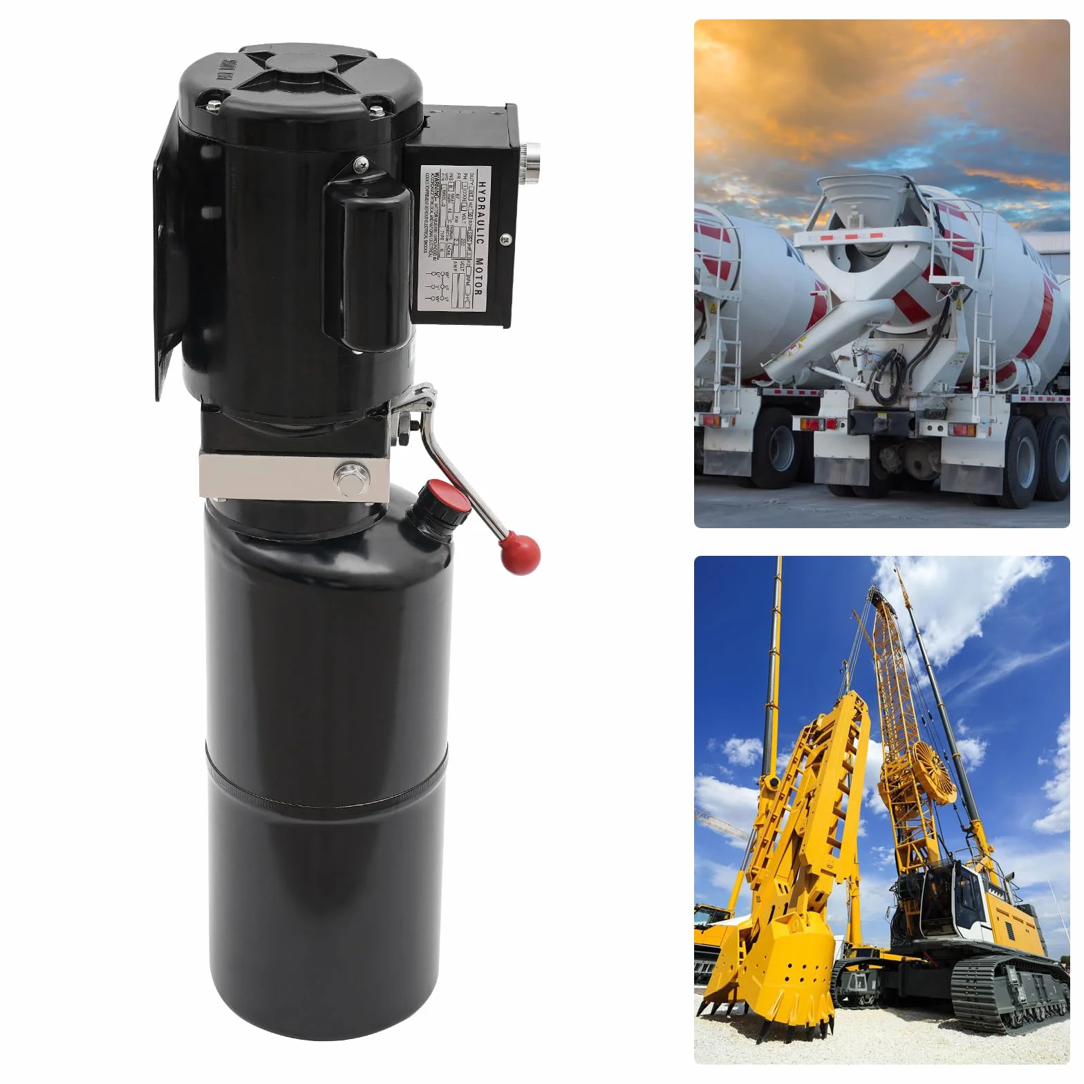 Generatore idraulico da 2,2 kW, pompa elettroidraulica, 2850 giri/min, massimo 12 MPa, pompa idraulica ad alta pressione, unità completa per officina, strumenti idraulici, dispositivi di sollevamento
