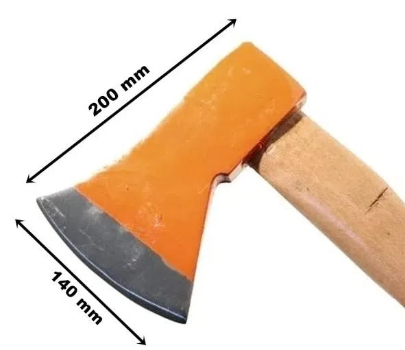 ASCIA ACCETTA SCURE SPACCALEGNA 1500 gr. MANICO IN LEGNO LAMA 140mm LUNG. 650 mm "VALEX"
