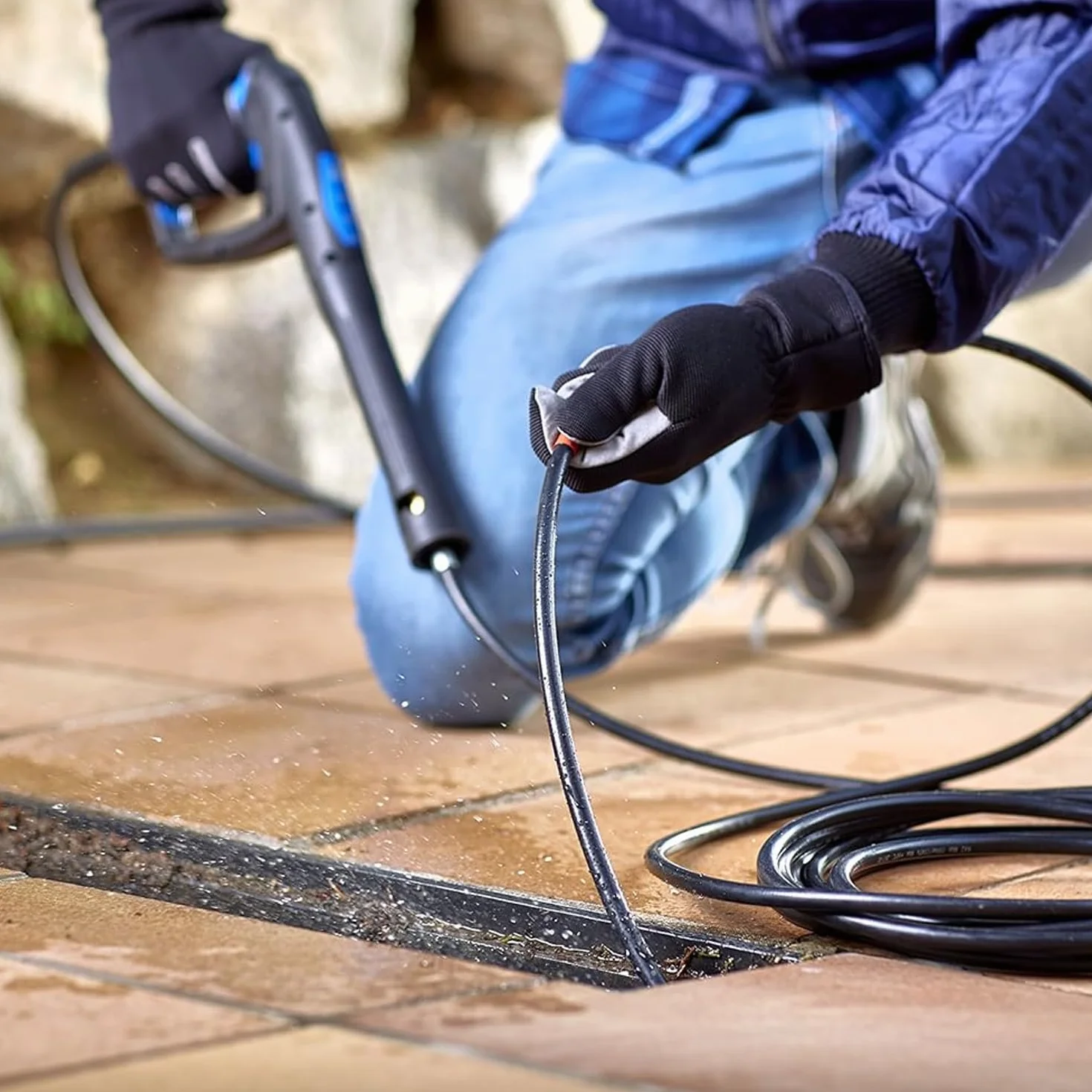 Nilfisk Pulitore Tubi e Scarichi 15M - Tubo per Pulizia Condotti - Accessorio per Idropulitrici (6410766)