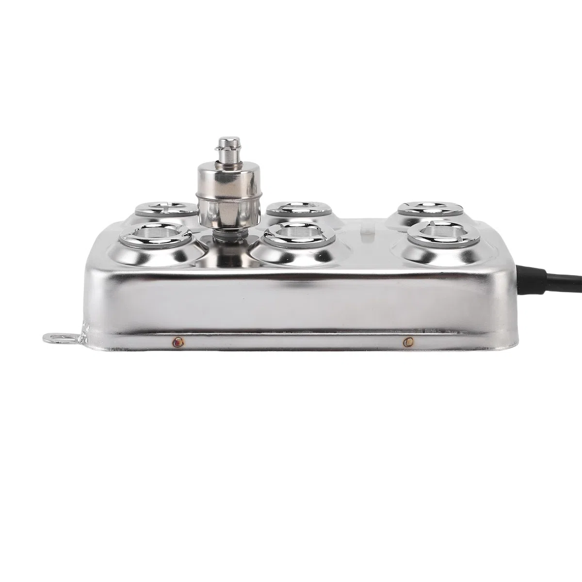 Design Stabile di Umidificazione del Nebulizzatore Ad Ultrasuoni a 6 Teste per Prato da Giardino con Stagno 5L / H 250W IP67 a Prova di Acqua