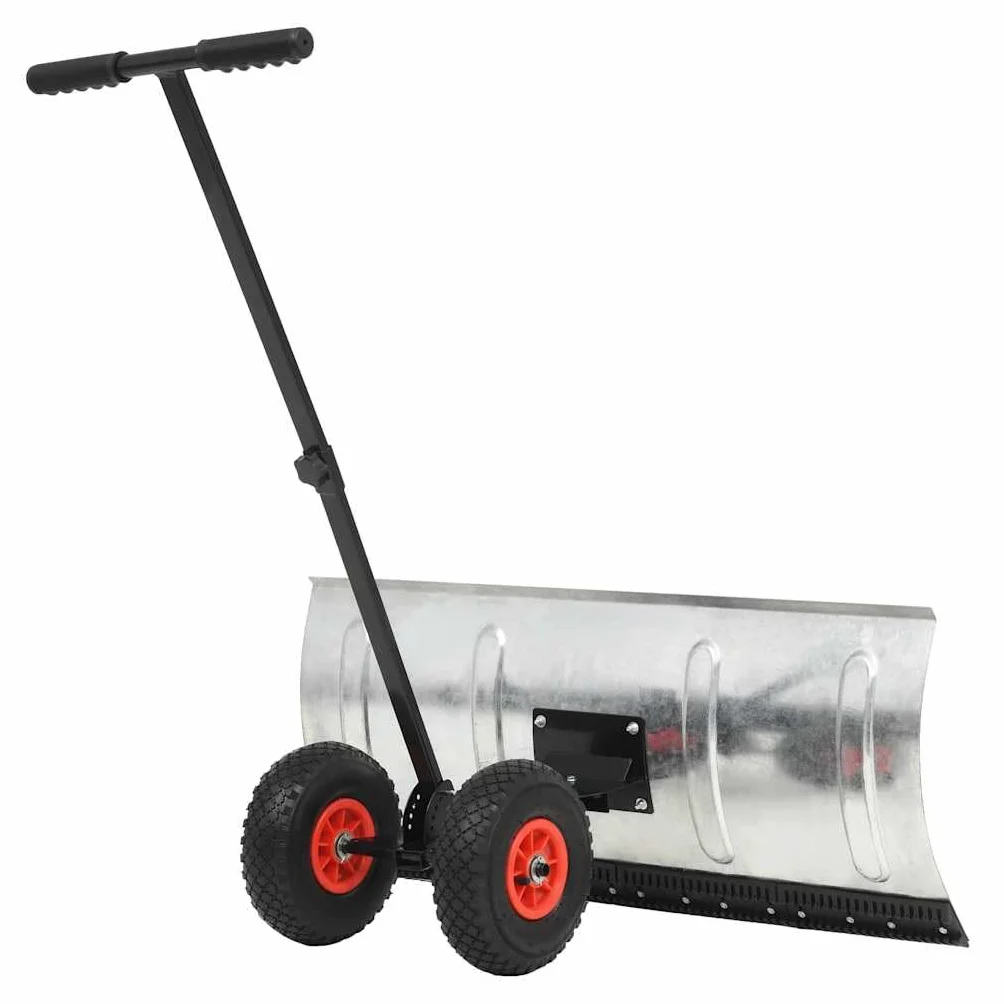 Spazzaneve Manuale con Ruote 100x44 cm, Casa e Giardino,Prato e Giardino,Rimozione della Neve,Pale da Neve, 13.7kg-142915