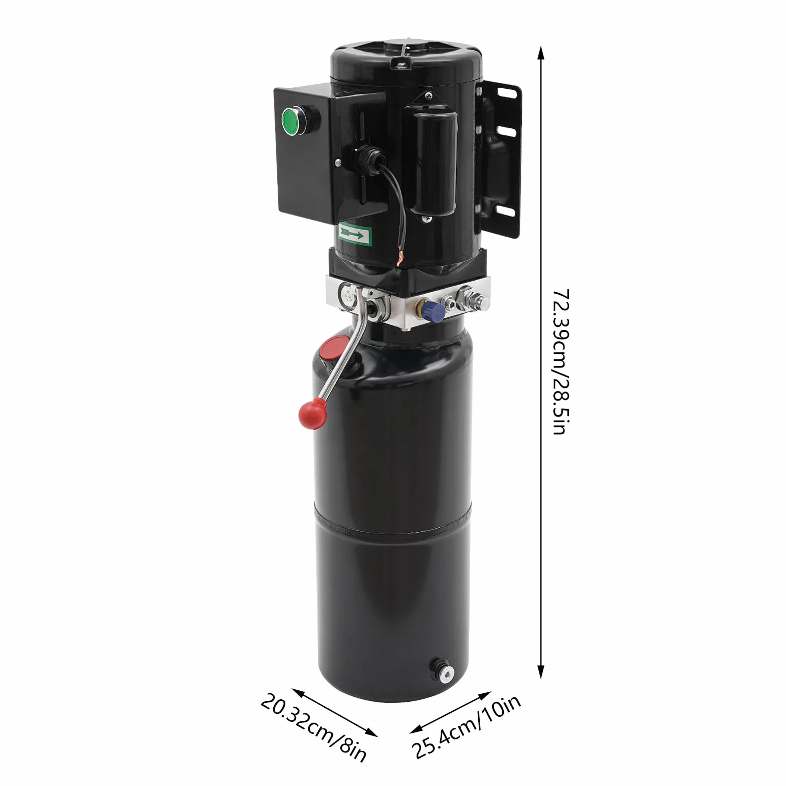 Generatore idraulico da 2,2 kW, pompa elettroidraulica, 2850 giri/min, massimo 12 MPa, pompa idraulica ad alta pressione, unità completa per officina, strumenti idraulici, dispositivi di sollevamento