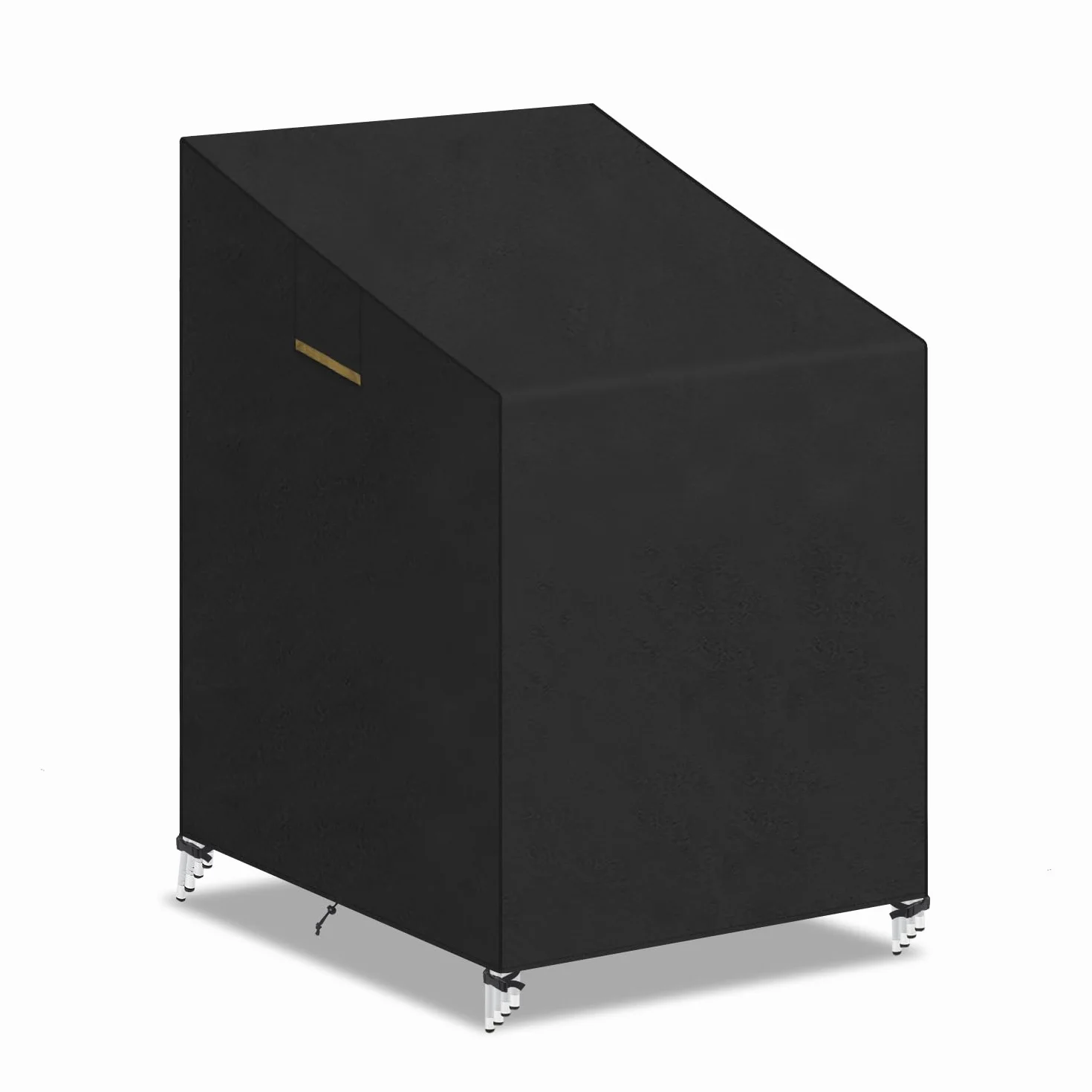 VANSHEIM Copertura Sedie Esterno Impilabili Copertura Protettiva Sedie da Giardino Copertura per Sedie da Giardino Impermeabile Anti-UV Oxford Telo Coprisedie da Esterno Impilabili 70x85x85/125cm