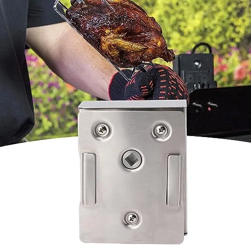 Motore per Girarrosto per Griglia in Lega di Alluminio 70 kg Motore per Girarrosto per Griglia Elettrica Motore per Girarrosto DC di Grande Potenza per Barbecue Sostituzione per
