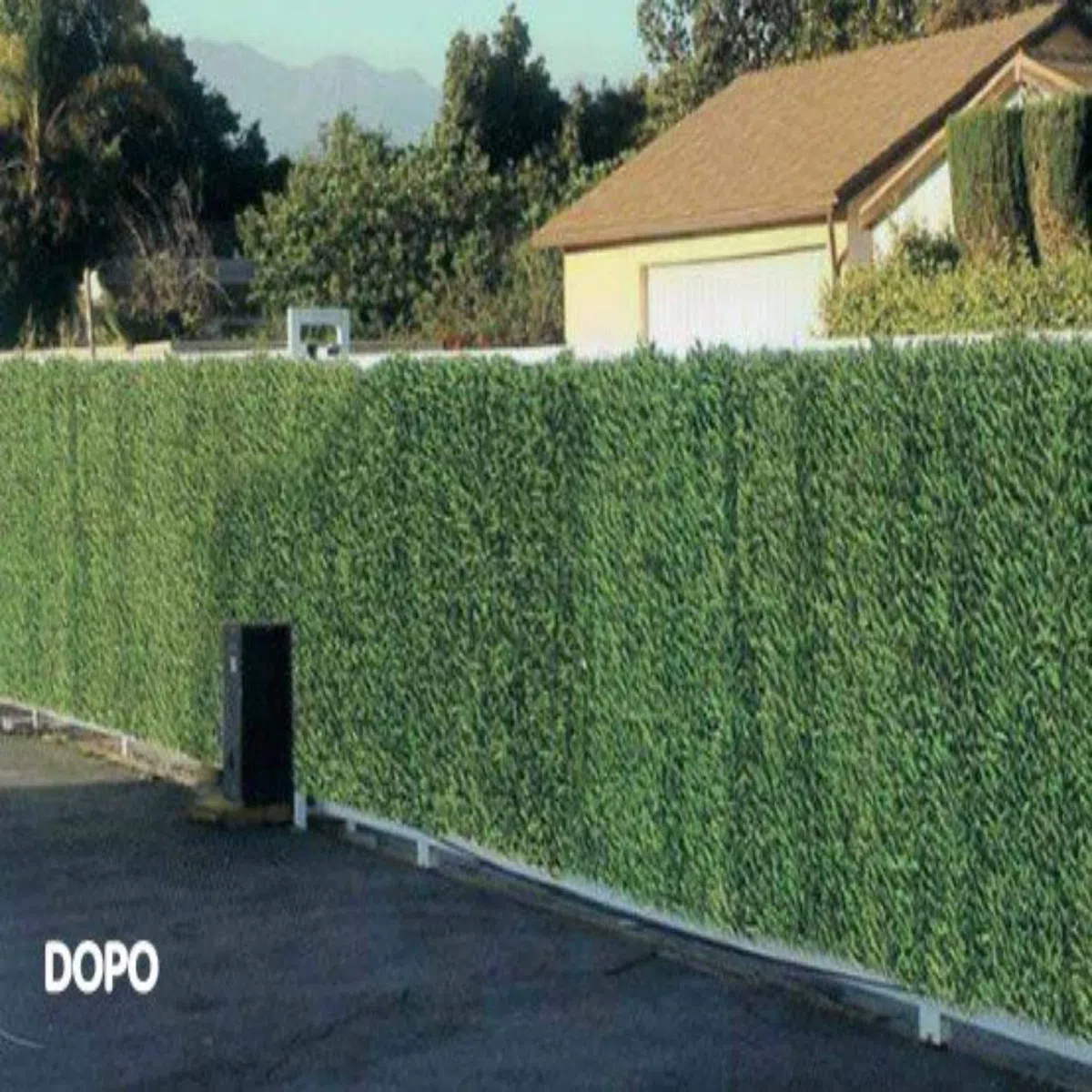 Confine Siepe Finta Artificiale Arella Sempreverde Sintetica mt. 1x3 Abete