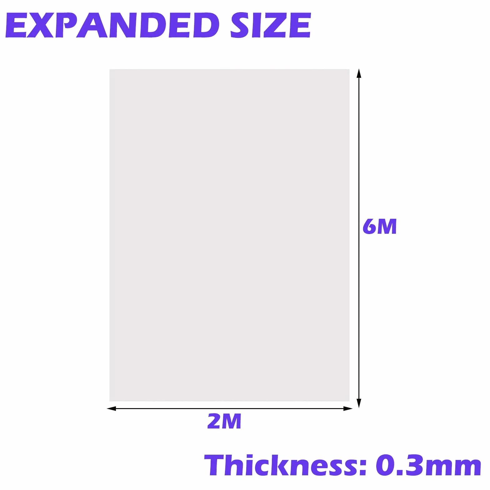 PALUDO 2 x 6M Telo di Ricambio in Polietilene Trasparente per Serre, Foglio di Ricambio in PVC per Serra Extra Spesso, Copertura Serra per Protezione delle Piante da Giardino (250Mu / 1000G)