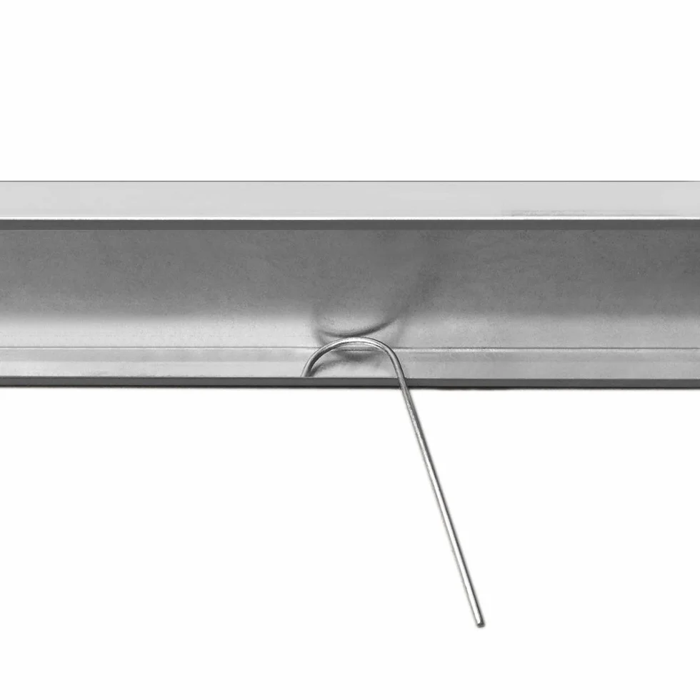 Deuba Base per Serra Zincata 190x122 cm Fondamenta Telaio in Acciaio Incluso Materiale di Montaggio