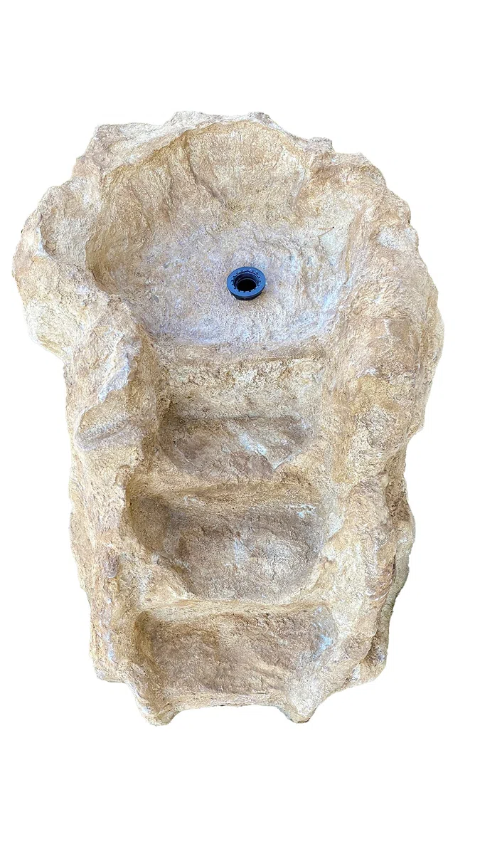 Weser - Cascata Quelle, roccia, colore: Beige