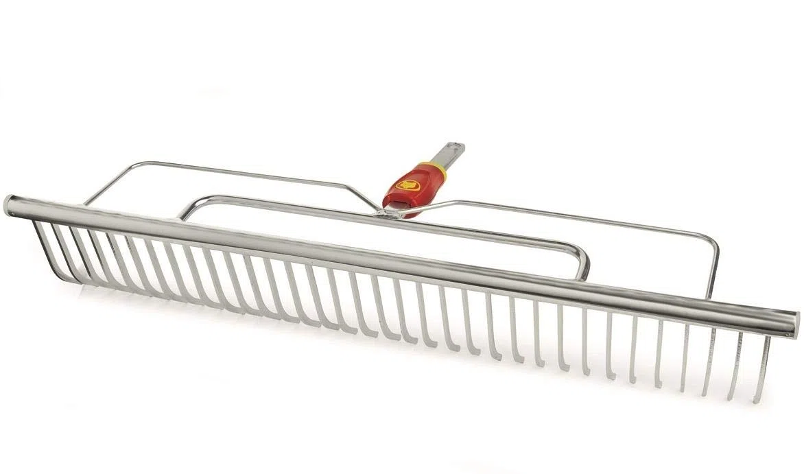Wolf Garten 71 AAA 034650 Rastrello Multi Star UHM, Larghezza testa 58 cm, Rosso