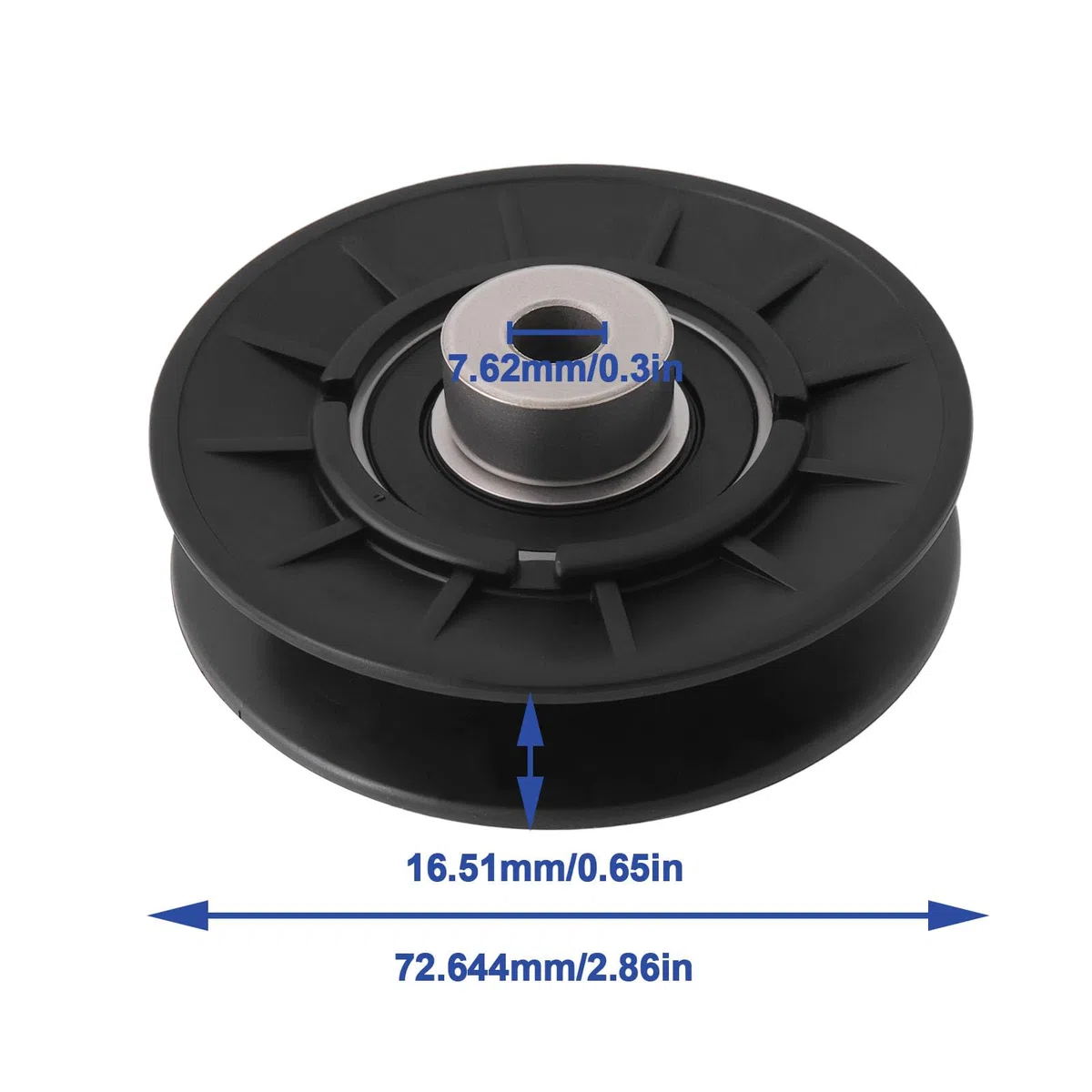 ECSiNG Puleggia Folle Per Cinghia Trapezoidale Per Trattorini Rasaerba AM121967 AM107334 Compatibile Con John Deere LT LT160 133 150 155 160 180 STX38 Trattori