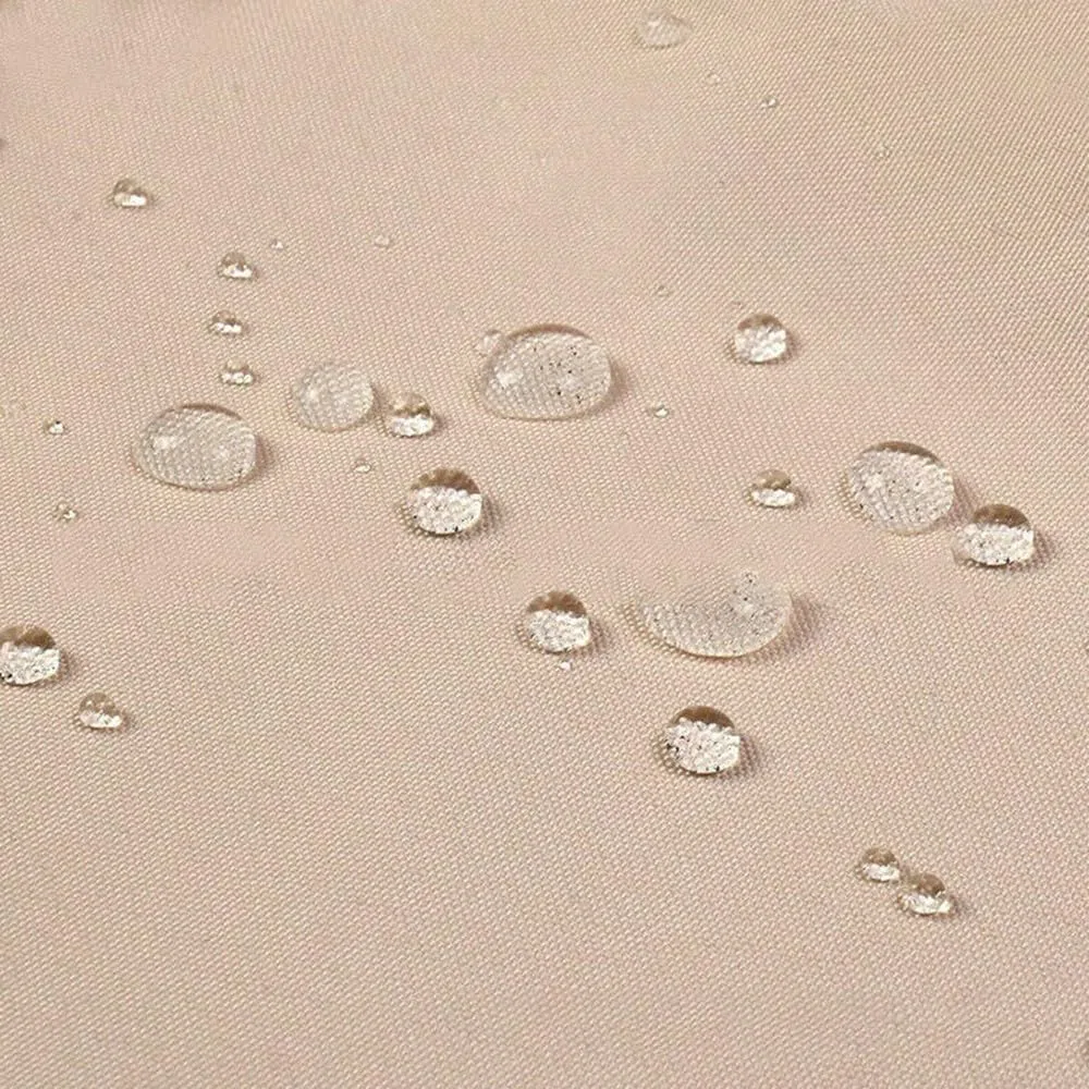 Copertura per Altalena da Giardino, 150 cm Copertura di Ricambio per Panca da Giardino, Impermeabile e Antistrappo Copertura per Sedia da Esterno, Adatto per Sedie a Dondolo da 2 e 3 Posti, Beige