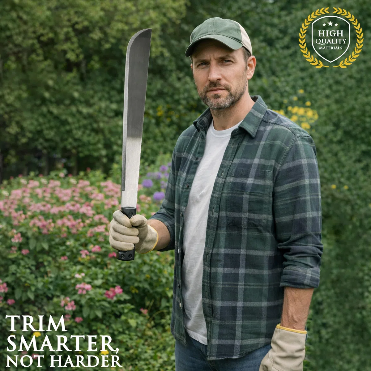 Machete da giardino per manutenzione del verde – utensile manuale per uso quotidiano