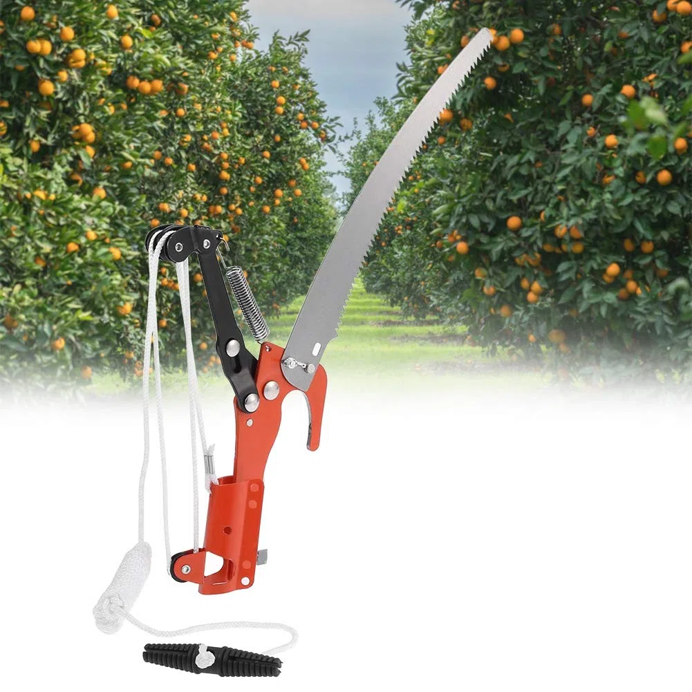 Lama per Sega, Forbici per Rami Alti 2 in 1 per Esterni Cesoie per Potatura Attrezzi da Giardino a Forbice Senza Asta 11,8 Pollici