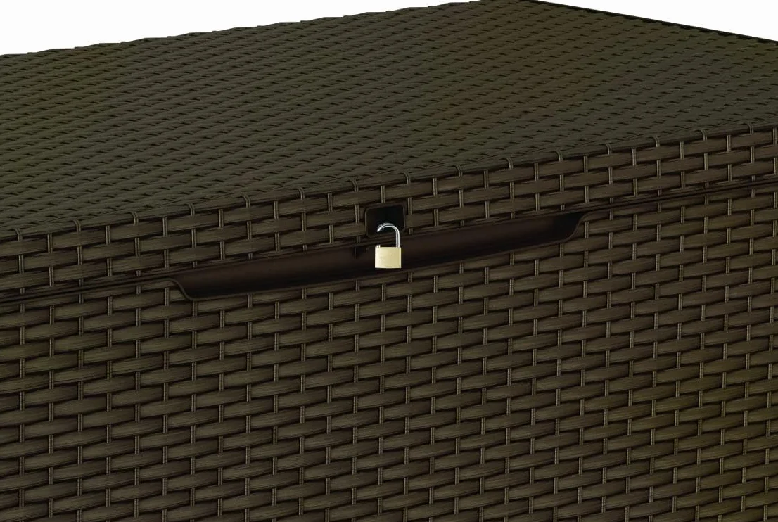Keter Baule da Esterno Capri, Marrone, capacità 305L, 123x54x75H cm