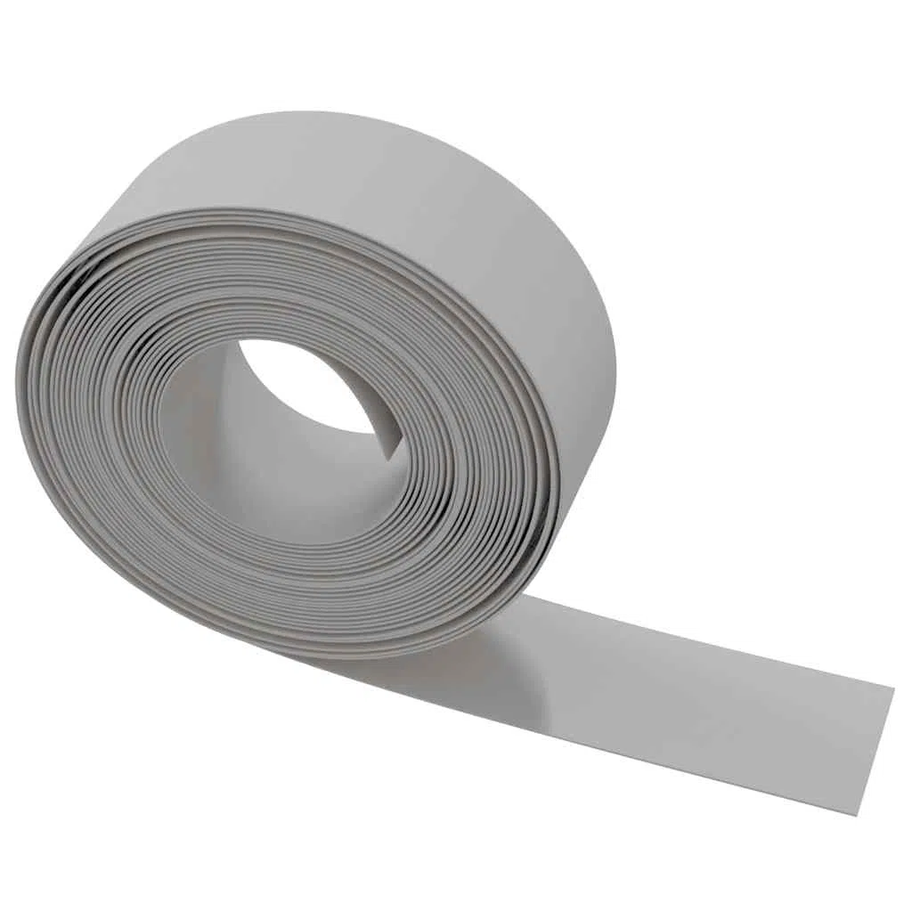 Set di 5 bordi per prato, 10 m x 20 cm, in polietilene, con sistema a incastro, per aiuole da giardino, bordo lungo prato e sentieri