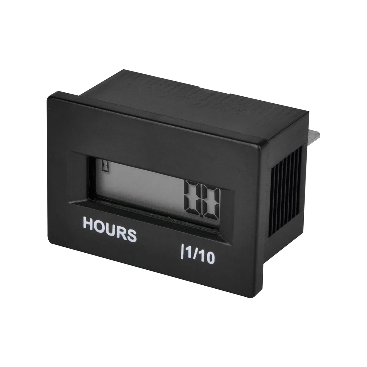 Jayron AC/DC 8V a 60V Digital LCD Contaore Gauge Snap-in Conta ore Staffa per Tosaerba Club Autolavaggio Compressore Motore ATV per Barche e Apparecchiature Alimentate a Gas