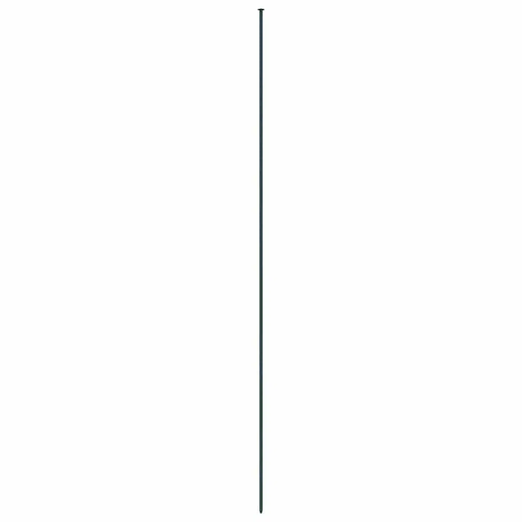 Set di 8 recinzioni per stagno, verde, 50 x 80 cm, robusto recinto da giardino in acciaio per bordo stagno, giardino e terrazza, durevole
