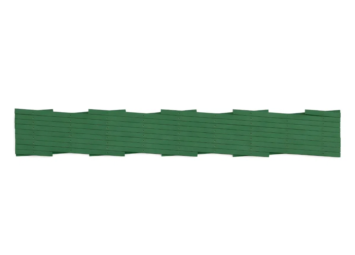 BIANCHERIAWEB Traliccio Estensibile in PVC per Piante Rampicanti Recinzione Giardino Balcone 100x200 Verde