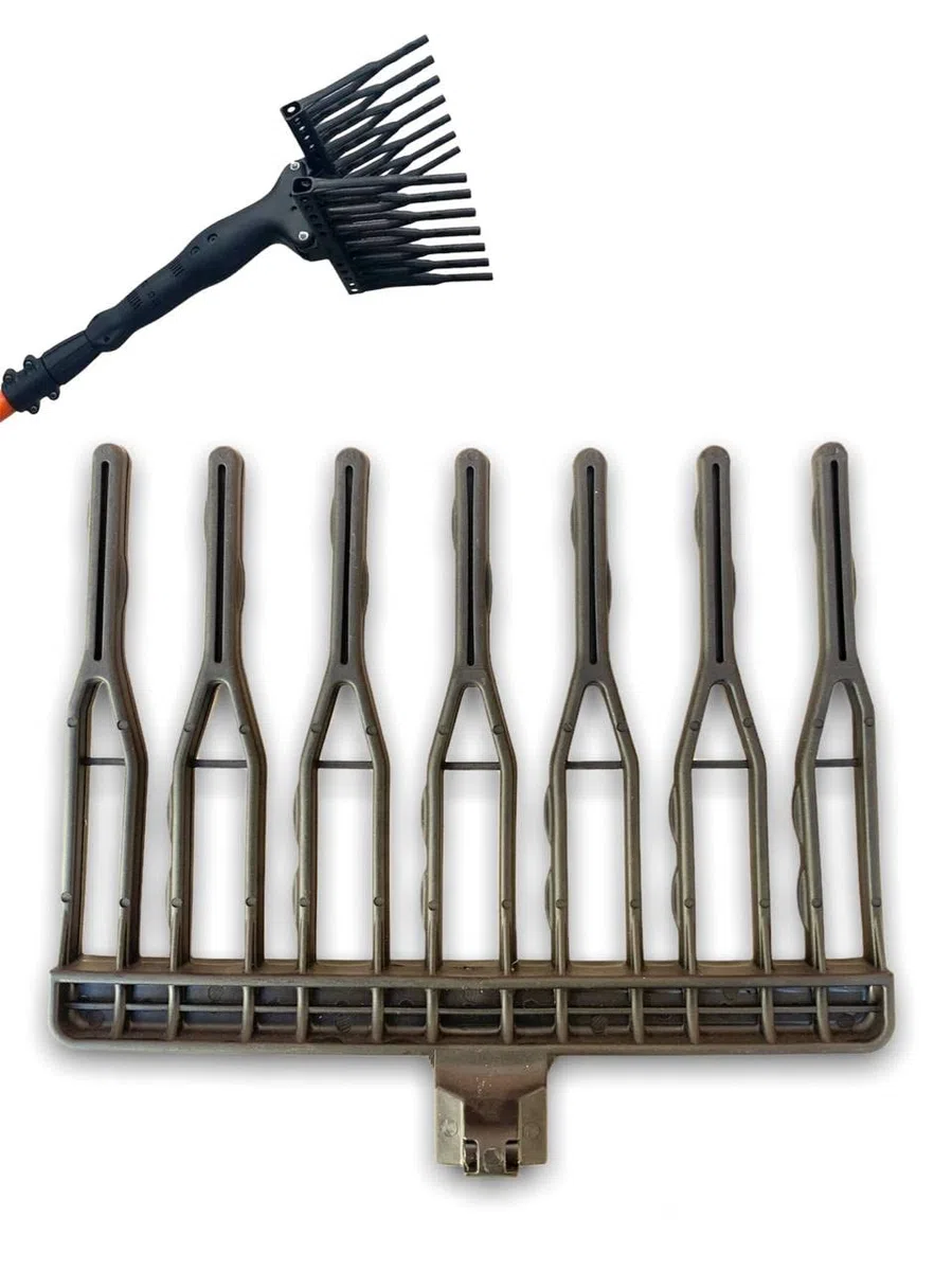 TANIASHOP Pettine di Ricambio scuotitore Olive raccogli Olive abbacchiatore scutiolive manina di Ricambio rastrello per abbacchiatore Elettrico a Batteria