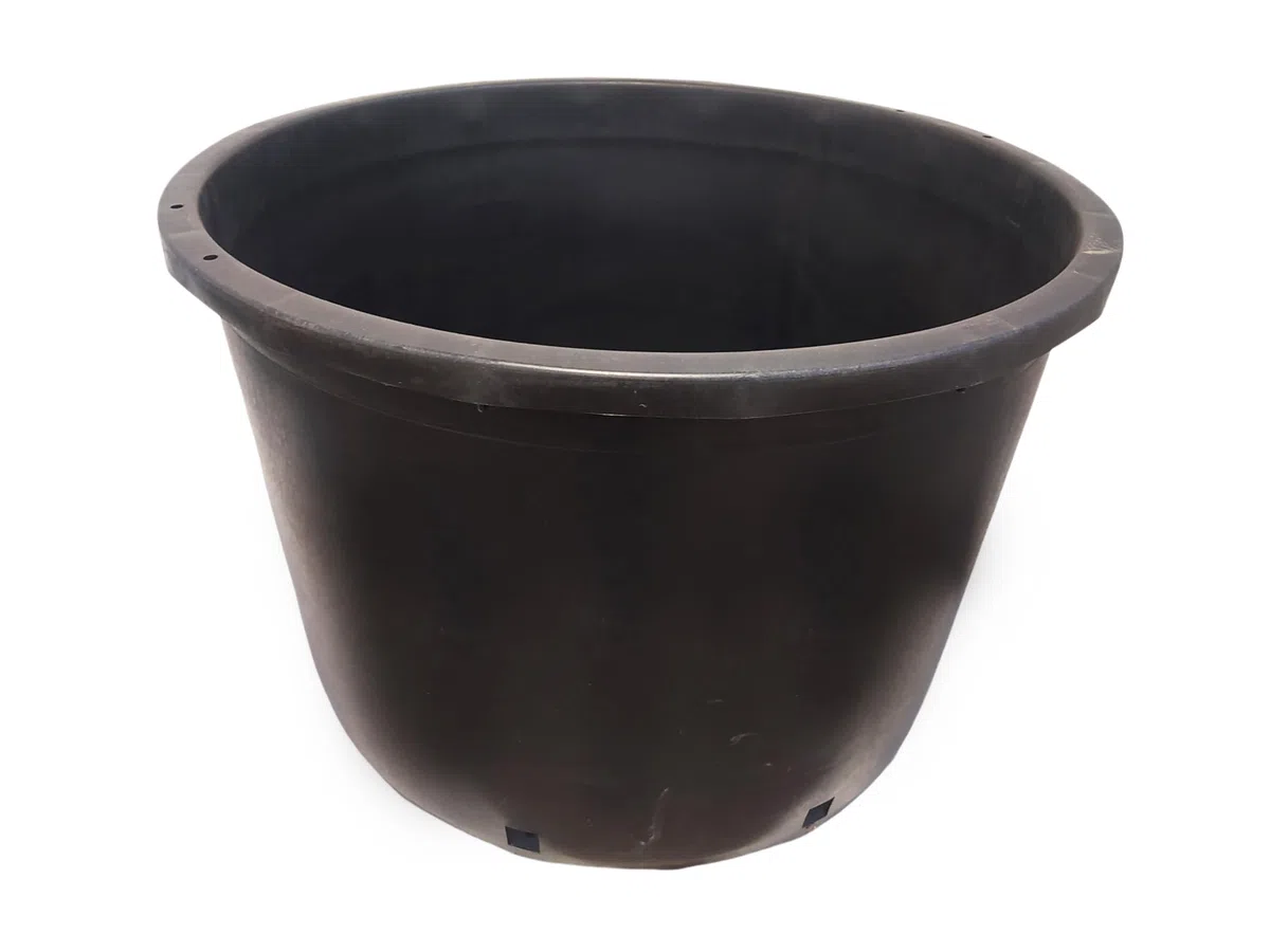 NG NICCOLAI VASO TINOZZA MASTELLO DI GRANDI DIMENSIONI SENZA MANICI CON FORI PER ORTO GIARDINAGGIO E VIVAISMO VARIE MISURE 100% PVC RICCLATO (LT. 230 (Ø85/80 cm - H. 55 cm))