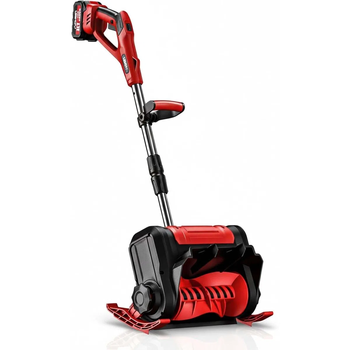 Spazzaneve Senza Fili, Pala Per Neve Elettrica 1200W Con Batteria 4.0Ah, Manico Altezza Regolabile, Leggero 3.6 Kg, Progettata Per Viali, Scale E Parchi Giochi.