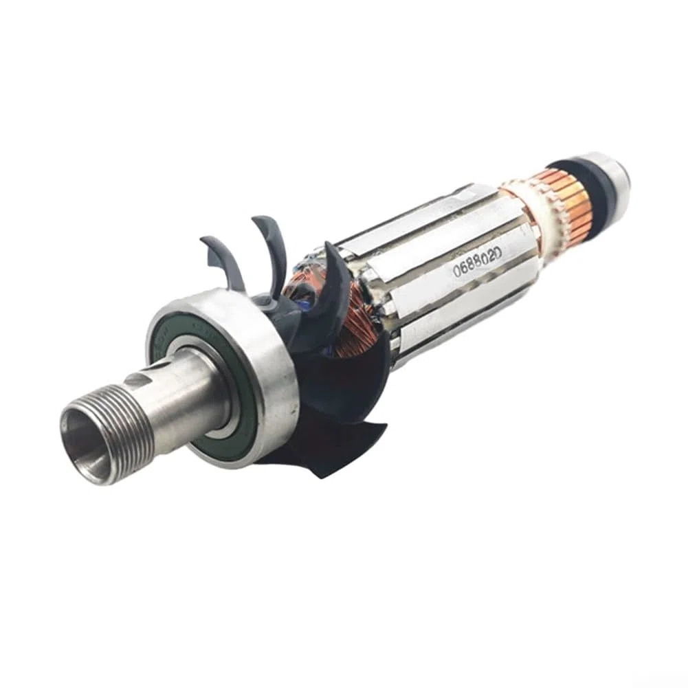 Rotore per RT0700C RT0702C, 1 pezzo di ricambio per utensili elettrici in metallo compatibile per macchine di rifilatura Prestazioni affidabili a lunga durata Uso di riparazione del giardino domestico