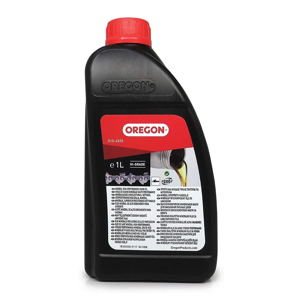 Oregon Cs1400, Motosega Elettrica Da 2400 W, Potente Sega Elettrica Con Catena Controlcut E Barra Guida Da 40 Cm (603349) & Olio Lubrificante Per Catena E Barra Di Guida Da Motosega, 1 L