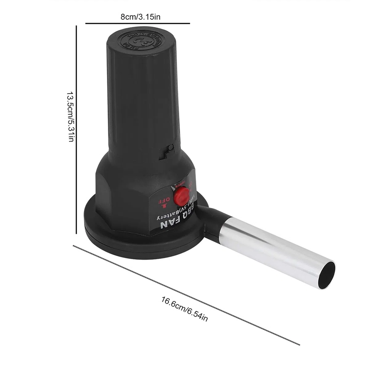Zwinner Aeratore per Barbecue, 5V Ventilatore Elettrico Portatile, Antipasto Al Carbone, Soffiatore Antincendio Portatile con Cavo Usb, Ventilatore per Stufa da Picnic con Camino per Barbecue