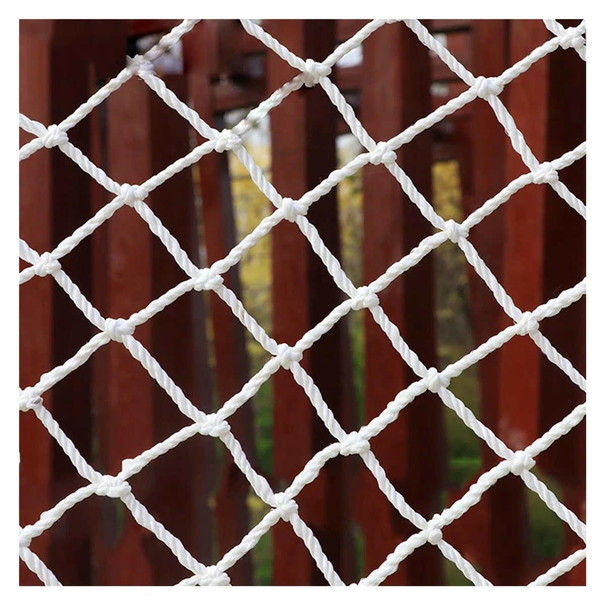 Rete di sicurezza anti-caduta per arrampicata sportiva e parco giochi – 1,5 x 10 m (4,92 x 32,8 piedi) rete protettiva corda per protezione anticaduta e garanzia di sicurezza