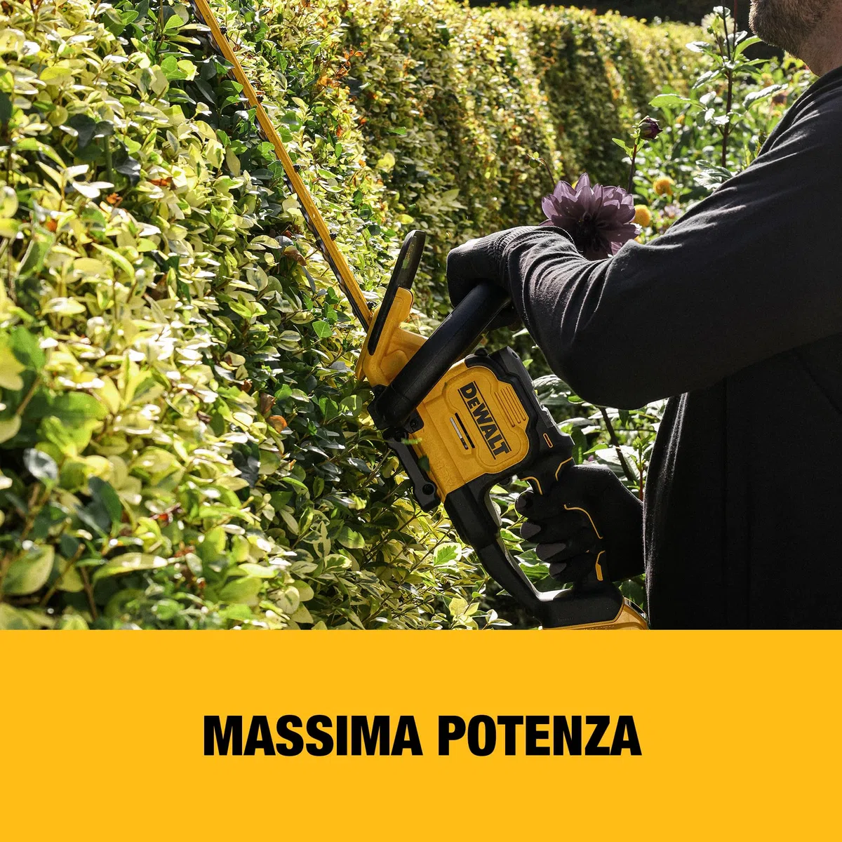 DEWALT Tagliasiepi senza spazzole da 18 V XR 60 cm, Solo utensile, DCMHT567N-XJ