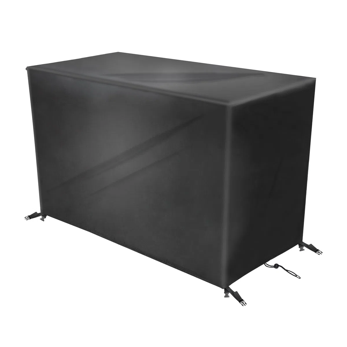 Coperture per Mobili da Giardino 90x60x80cm,420D Oxford Copertura Tavolo Sedie Esterno Impermeabile,Telo Copri Protezione Set Giardino Quadrato,Copertura da Tavolo da Giardino,Nero