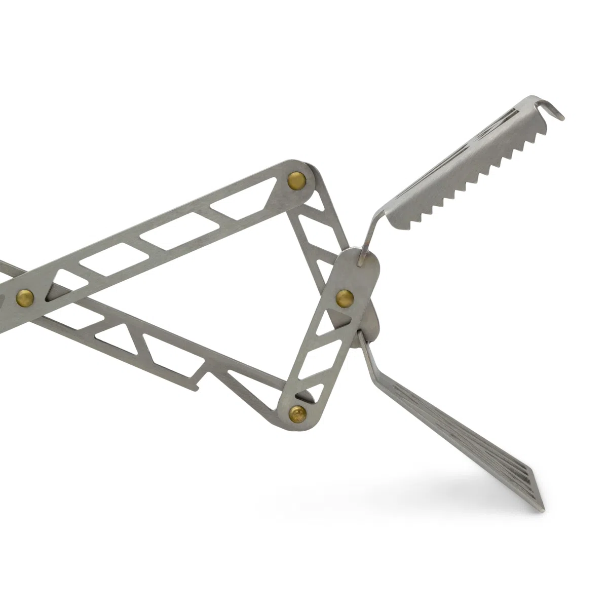 Grillrost.com Das Original T-Rex - Le Migliori pinze da Barbecue tedesche - Massima Potenza Grazie all'azione a Leva - Acciaio Inossidabile
